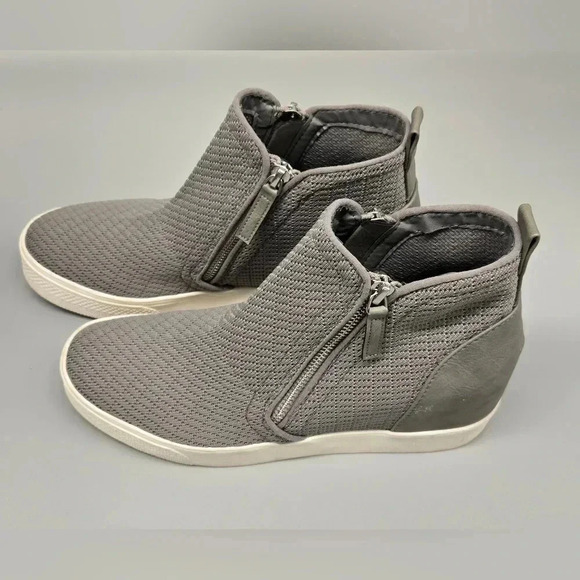 Steve Madden loxley Wedge gray snecker size 9 - Picture 3 of 10